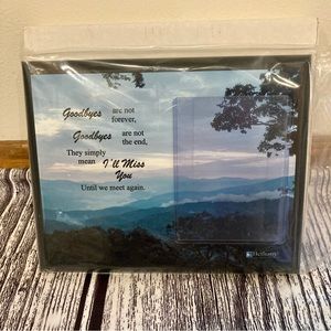 Memorial Plaque Goodbyes Are Not Forever Bethany Lasting Impressions Unlimited